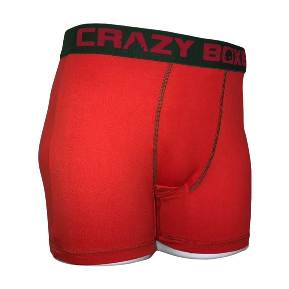 NWT Crazy Boxer 2 Pack Funny Gingerbread Oh Snap Christmas Holiday Underwear S - Picture 7 of 10